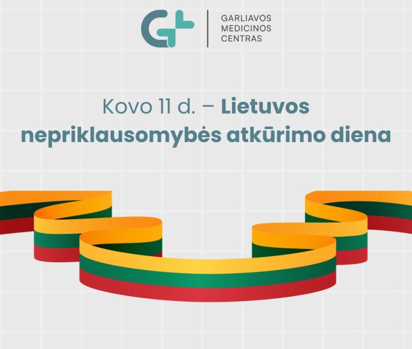 Sveikinimas Lietuvos nepriklausomybės atkūrimo dienos proga