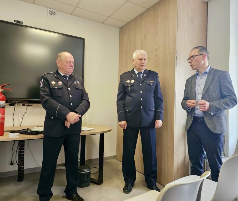 Priešgaisrinės saugos mokymai Garliavos medicinos centre