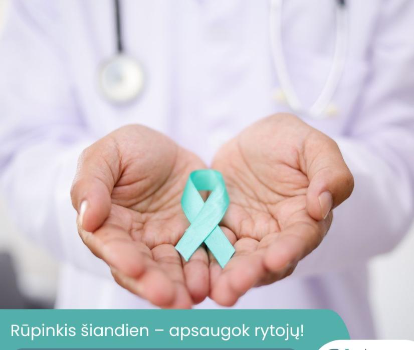Nepraleisk: gimdos kaklelio vėžio diagnostika