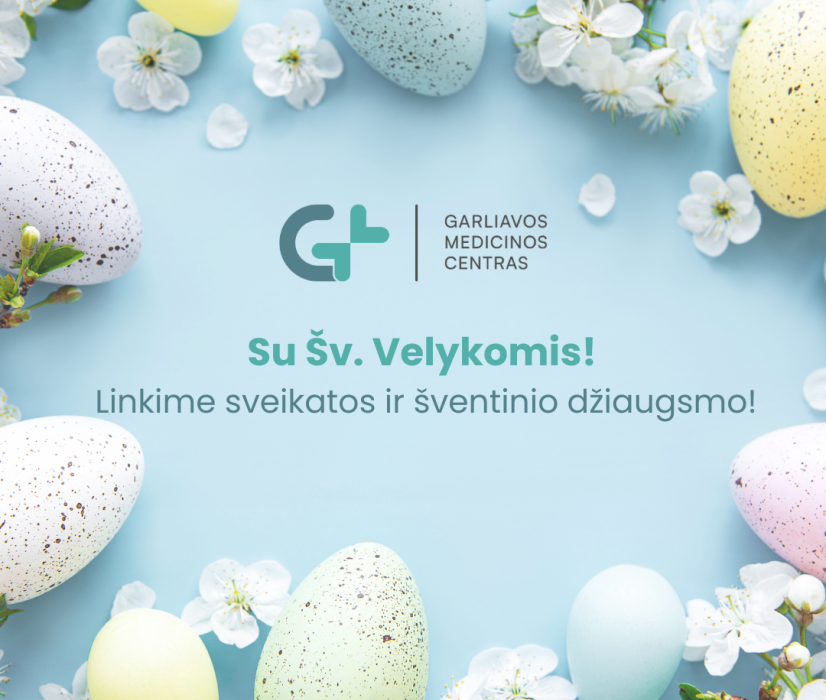 Garliavos medicinos centro Velykinis sveikinimas