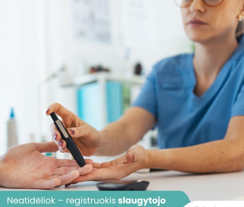 Neatidėliok – registruokis slaugytojos diabetologės konsultacijai jau dabar!