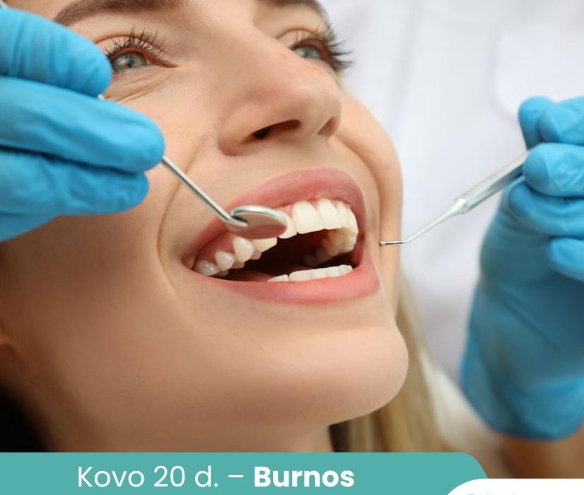 Burnos sveikatos diena: pasirūpinkite savo šypsena