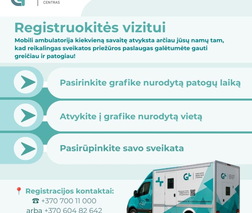 Pas šeimos gydytoją – arčiau namų!
