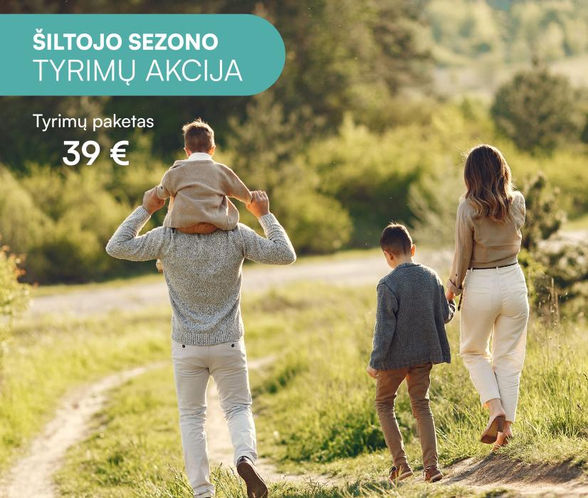 Šiltojo sezono tyrimų akcija